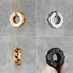 PENDRA Tire Fitness Gym Steel Necklace