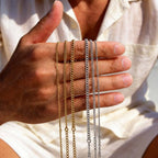 1.5/2/3mm Simple Cuban Chain Bracelets for Men Women,Adjustable Stainless Steel Curb Chain Wristband,Casual Jewelry Gift