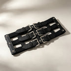 PENDRA Koraessa Leather Black Punk Corset Belt
