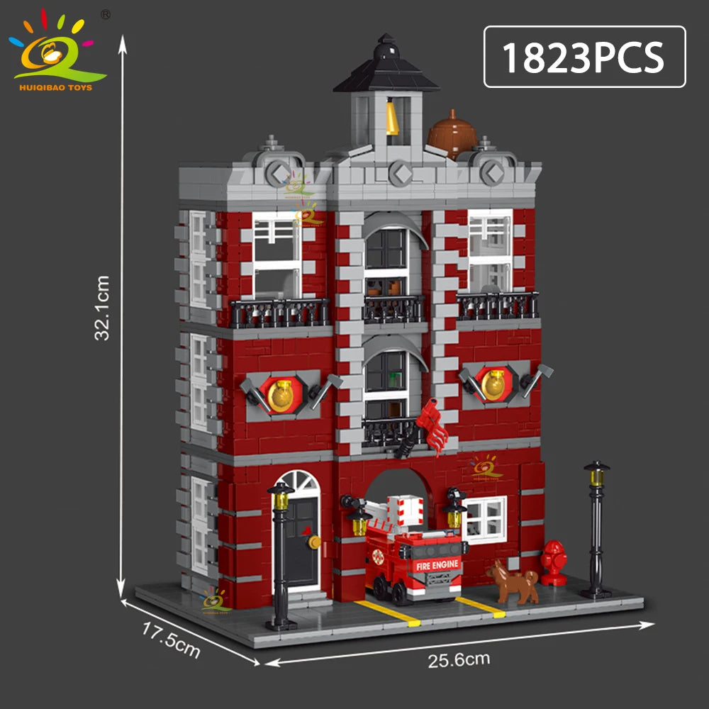PENDRA Fire Station Educational Building Set