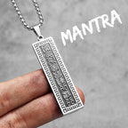 PENDRA Taoism Nine Character Steel Necklace