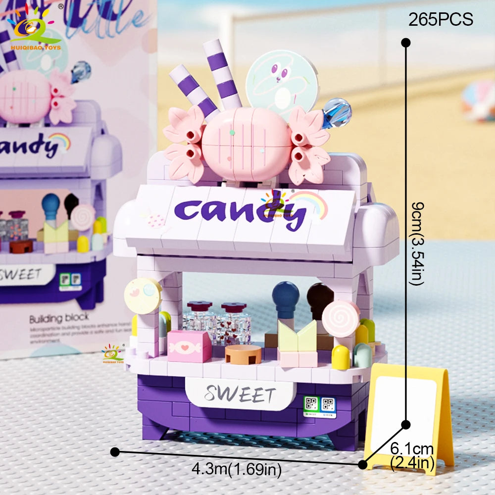 PENDRA Cute Food Micro Building Set