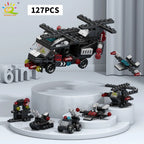 PENDRA Engineering Police Tank Building Set