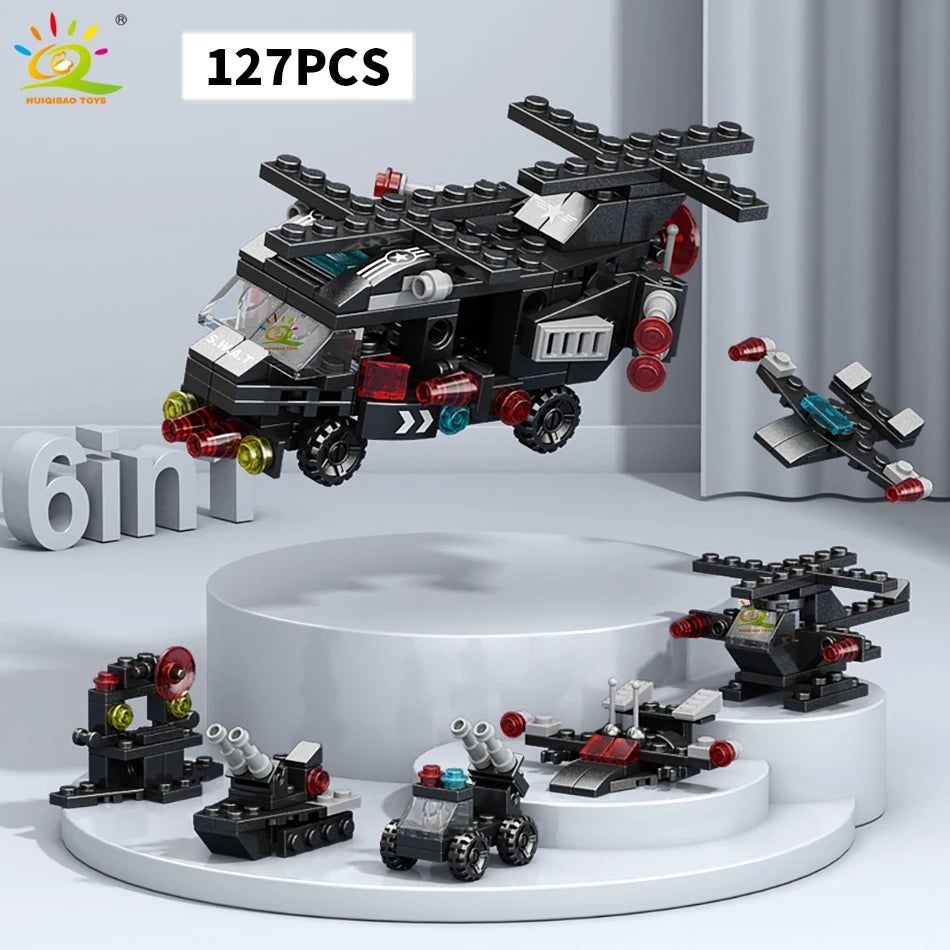 PENDRA Engineering Police Tank Building Set
