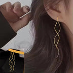 PENDRA Black Agate Sterling Silver Earrings