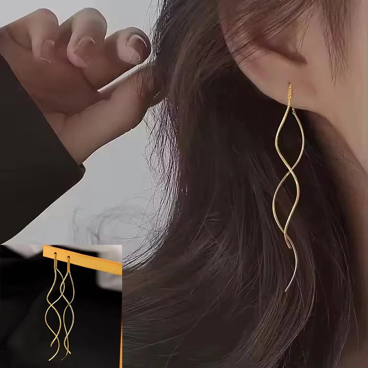 VENTFILLE 925 Sterling Silver Black Agate Earring for Women Girl Design Personality Minimalism Jewelry Gift Dropshipping