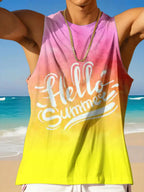 PENDRA Printed Sleeveless Creative T-Shirt