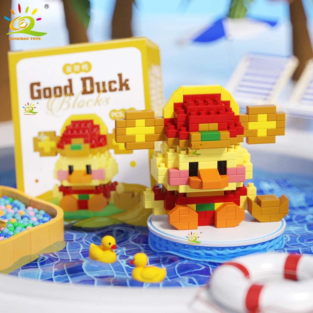 PENDRA Cute Duck Micro Building Set