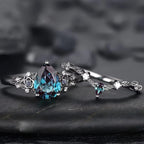 PENDRA Flower Black Ring