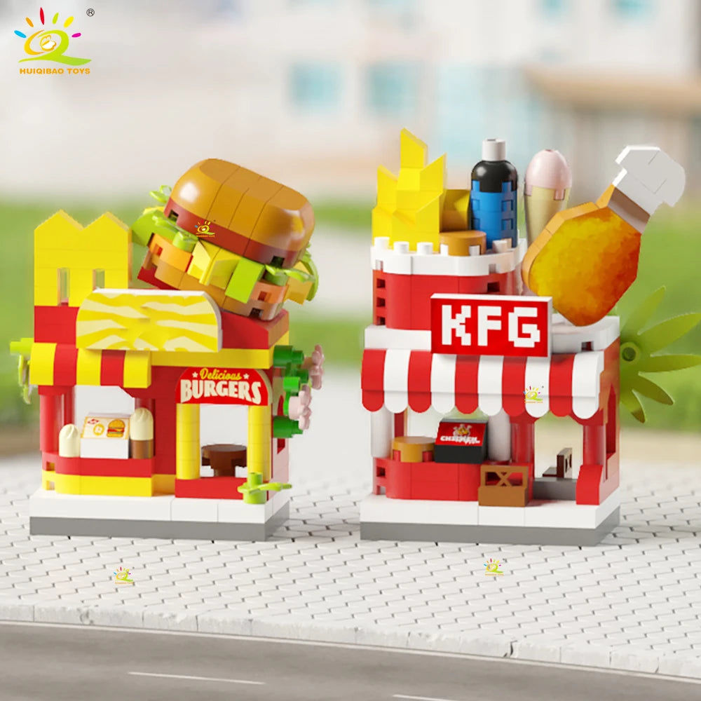 PENDRA Shop Burger Micro Building Set