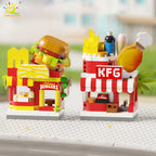 PENDRA Shop Burger Micro Building Set