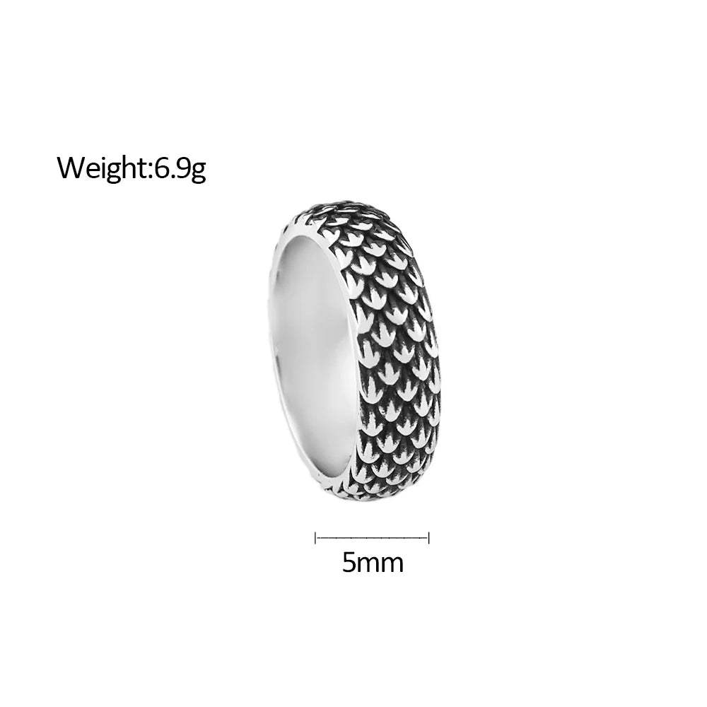PENDRA Dragonscale Norse Viking Dragon Ring