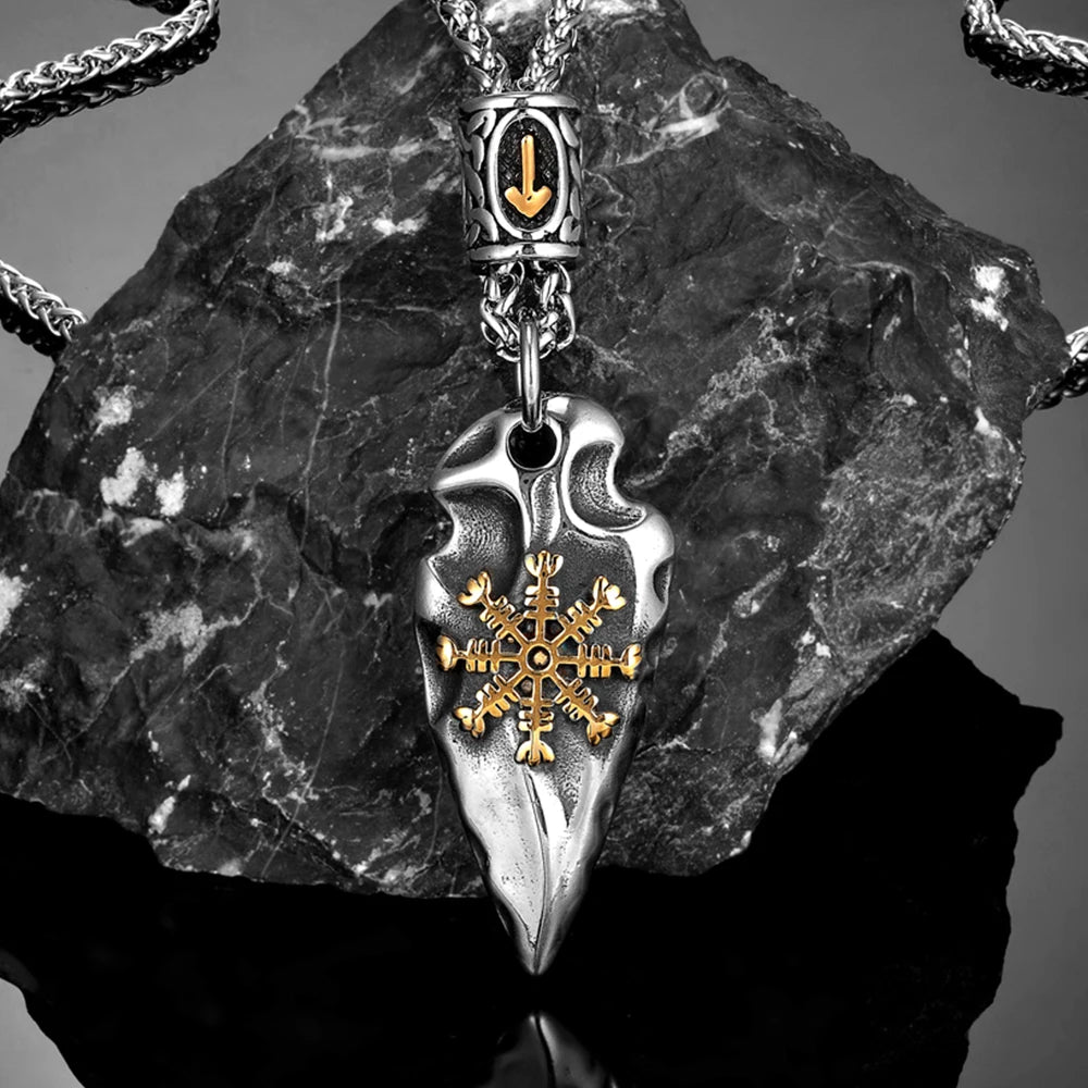 PENDRA Rune Vegvisir Necklace