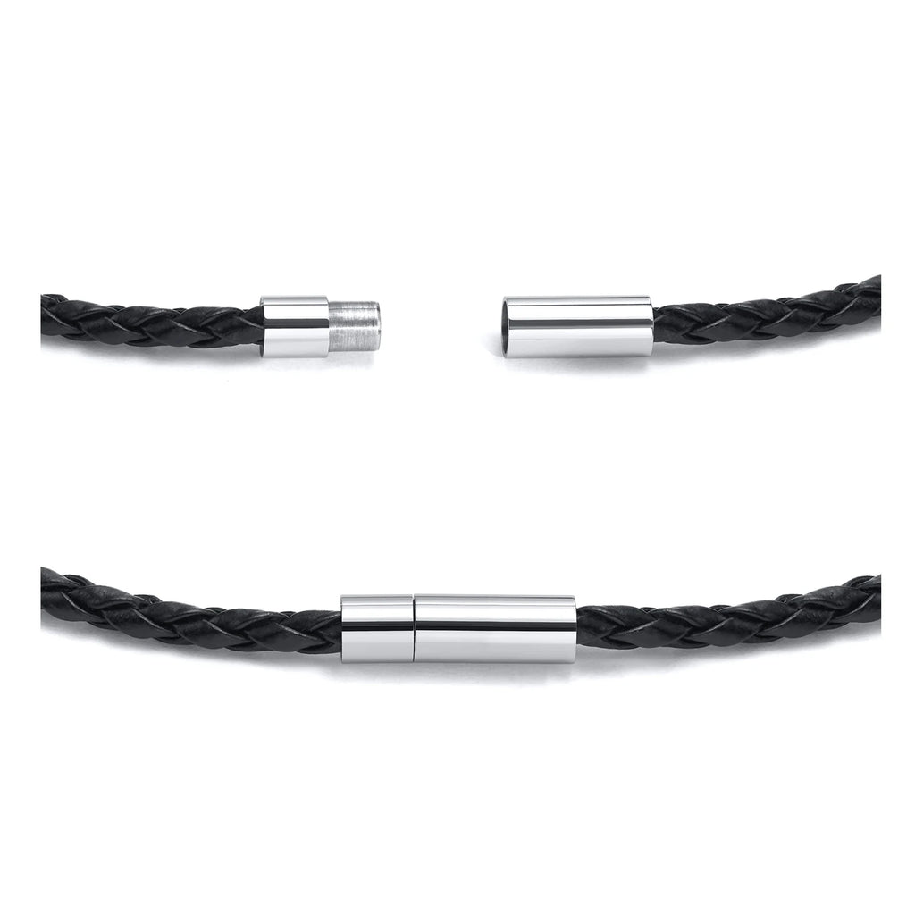 Custom 1-7 Names Multi Layer Leather Bracelet for Men,Stainless Steel Beads Handmade Braided Wristband,Gift for Father Dad