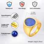 PENDRA Nerivion Natural Stone Ring