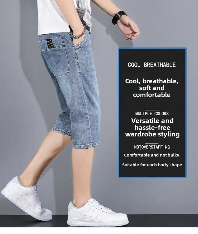 PENDRA Elastic Waist Thin Pants