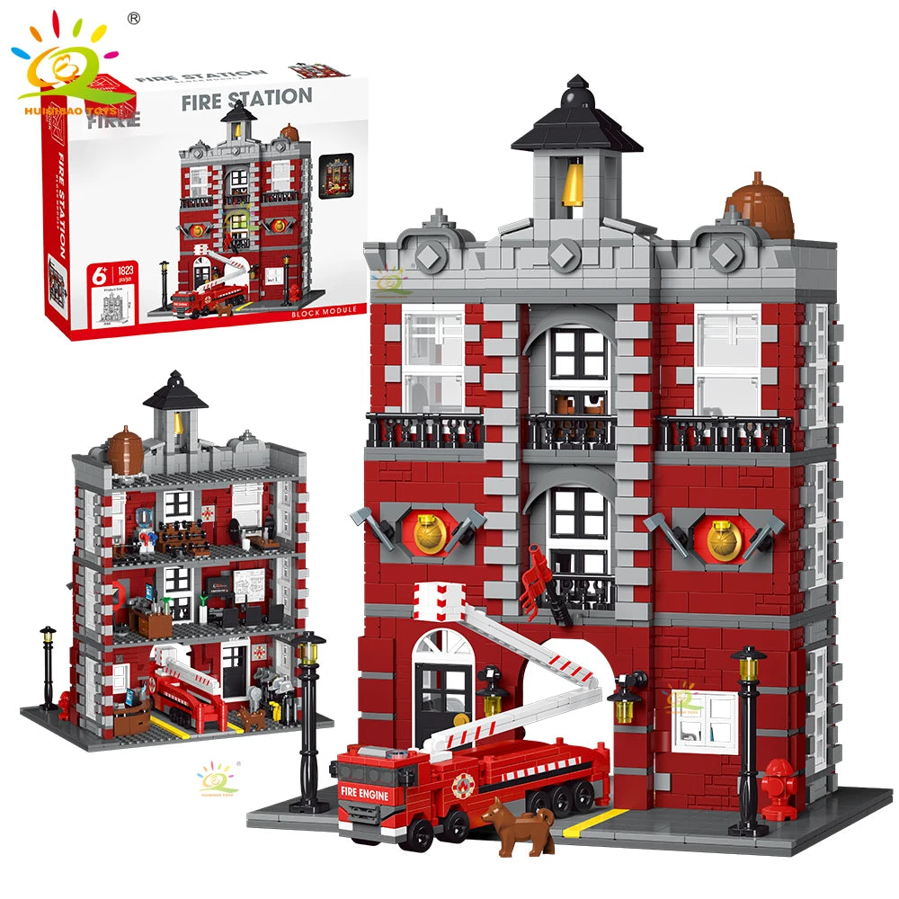 PENDRA Fire Station Educational Building Set