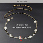 PENDRA Miraene Gemstone Minimal Waist Chain Belt