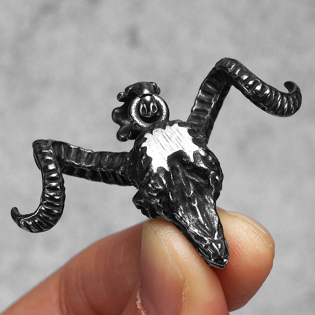 PENDRA Tavnora Skull Motif Necklace