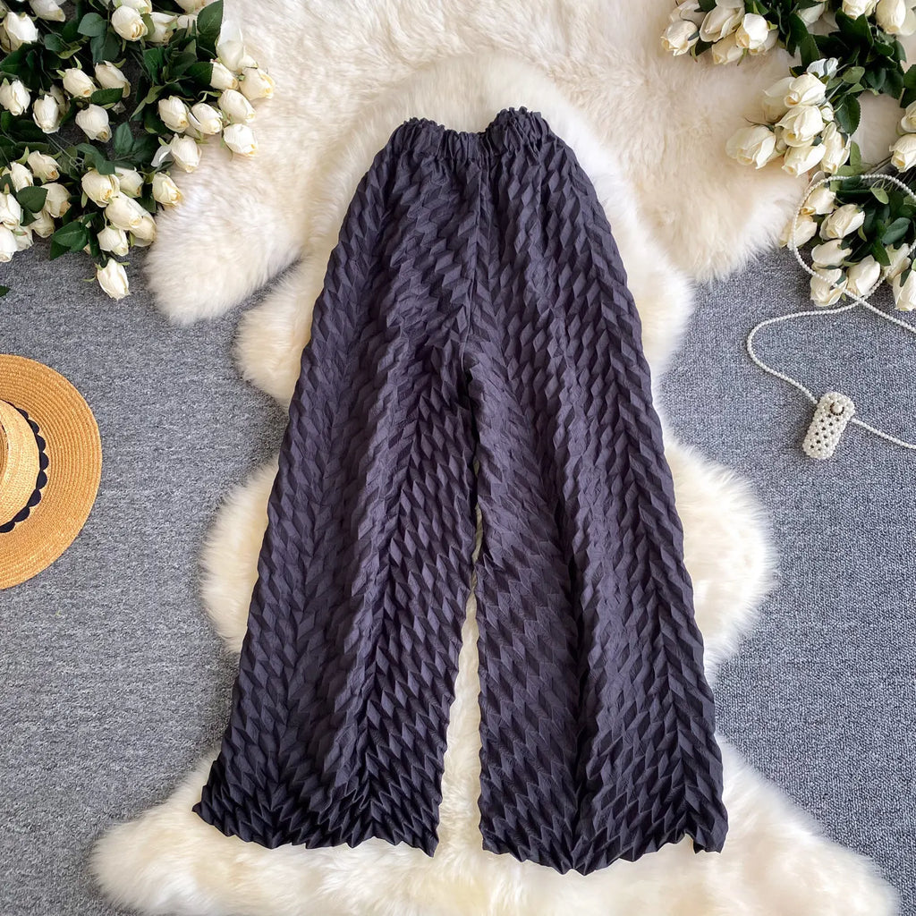PENDRA Lazy Waisted Wide Pants