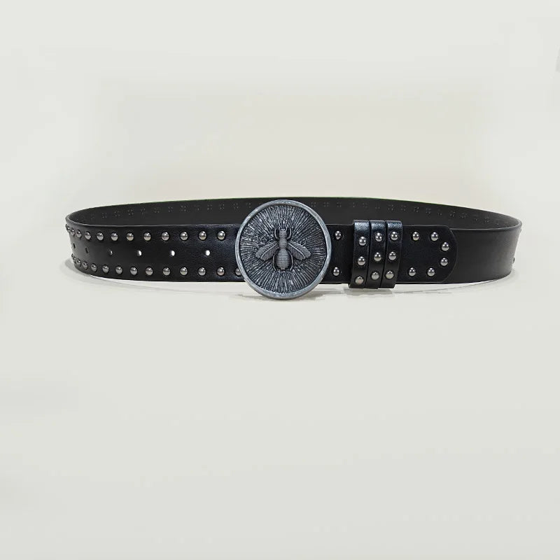 PENDRA Galaeva Black Skull Luxury Belt