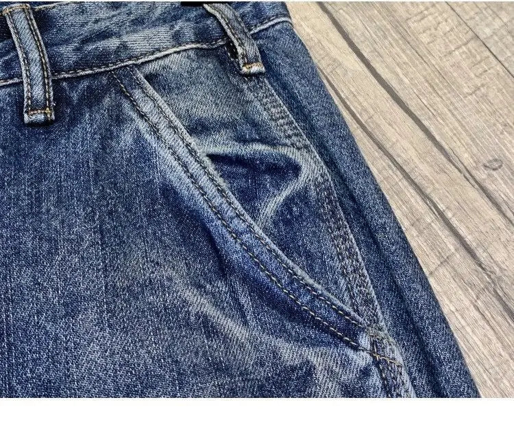 PENDRA Heavy Brand Tooling Jeans