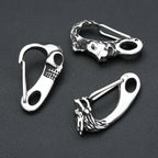 PENDRA Lionkey Stainless Steel Lion Head Keychain