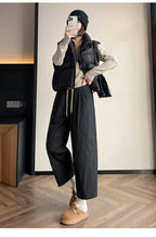 PENDRA Thick Cotton Wide Pants