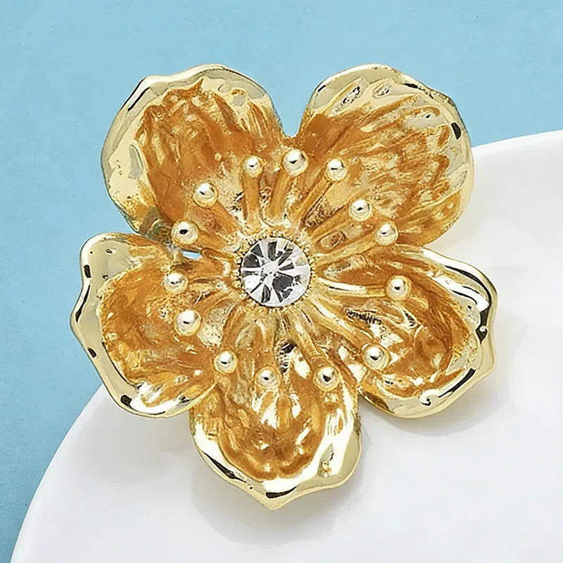 PENDRA Plumelle Alloy Plum Blossom Brooch