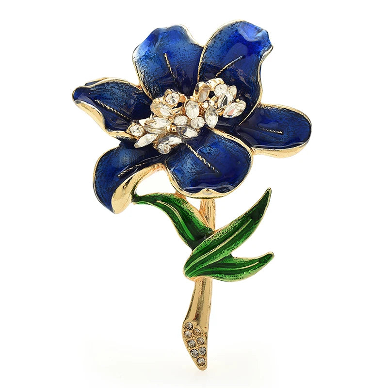 PENDRA Floraspark Beautiful Big Flower Brooch