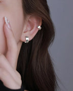 PENDRA Plain Geometry Hoop Earrings
