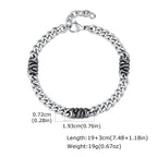 PENDRA Cuban Twisted Link Bracelet