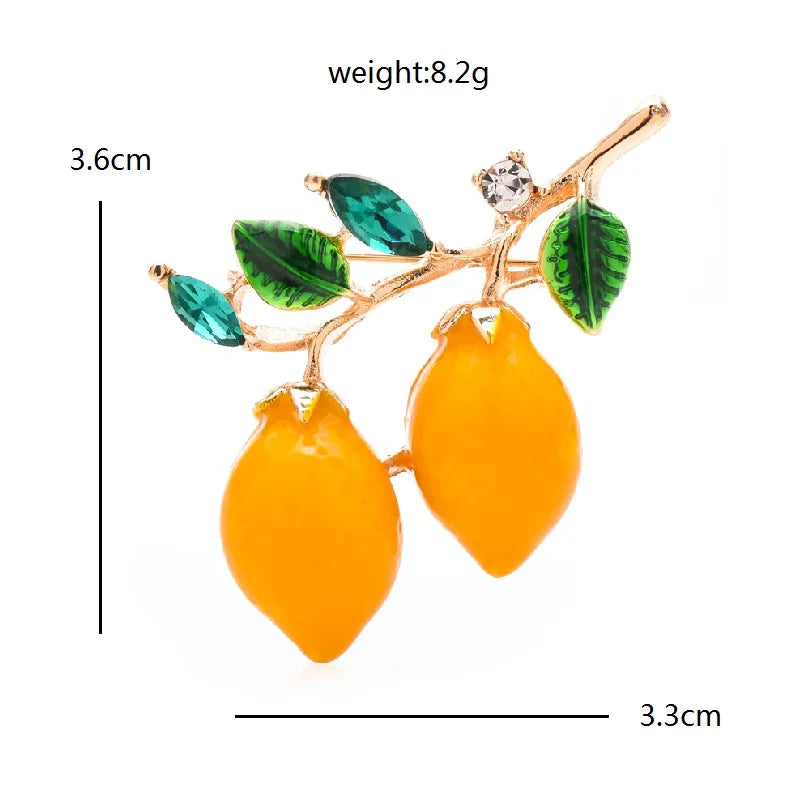 PENDRA Lemonelle Lovely Lemon Brooch