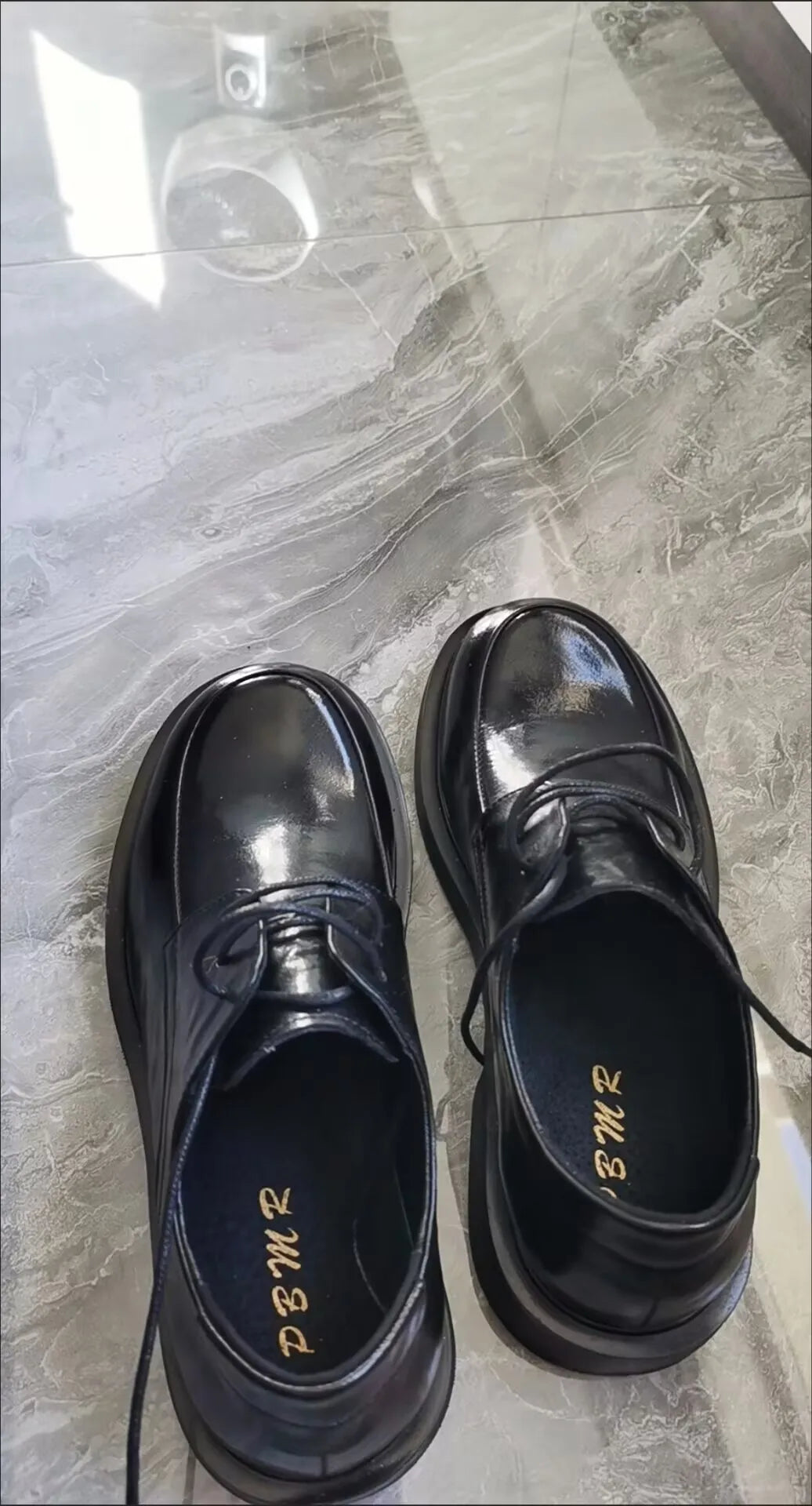 PENDRA Leather Cowhide Big Shoes