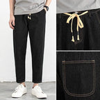 PENDRA Elastic Waist Drawstring Brand Pants