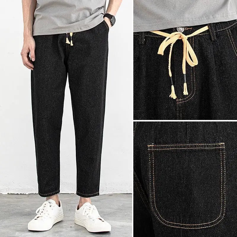 PENDRA Elastic Waist Drawstring Brand Pants