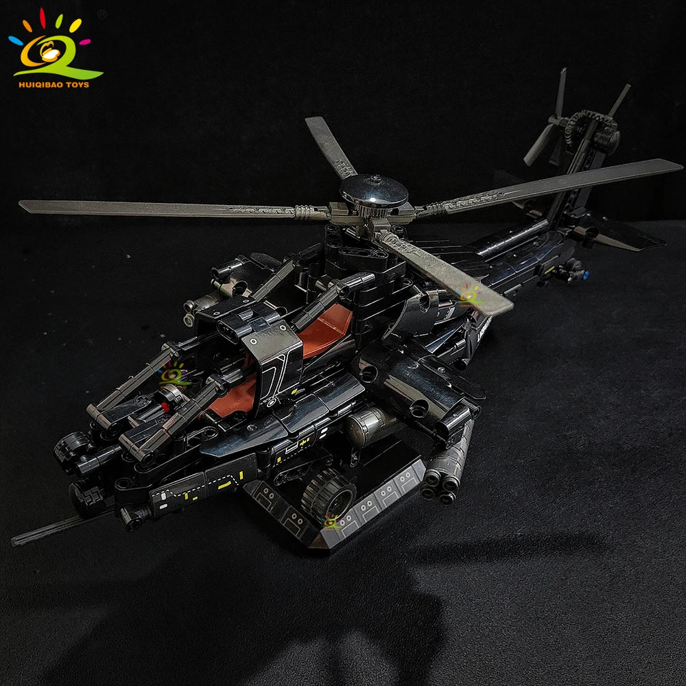 PENDRA Military Helicopter Army Building Set