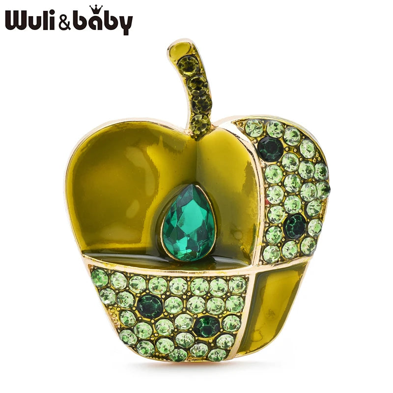 PENDRA Appella Shining Apple Brooch