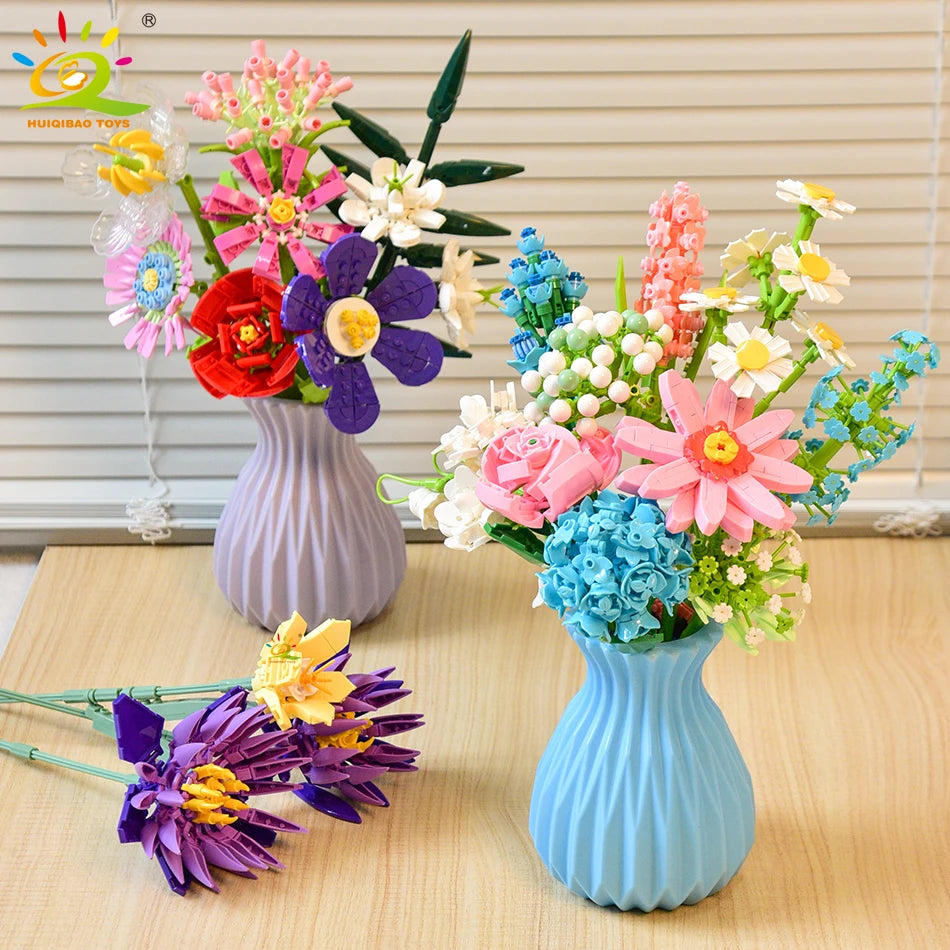 PENDRA Bouquet Plants Floral Building Set