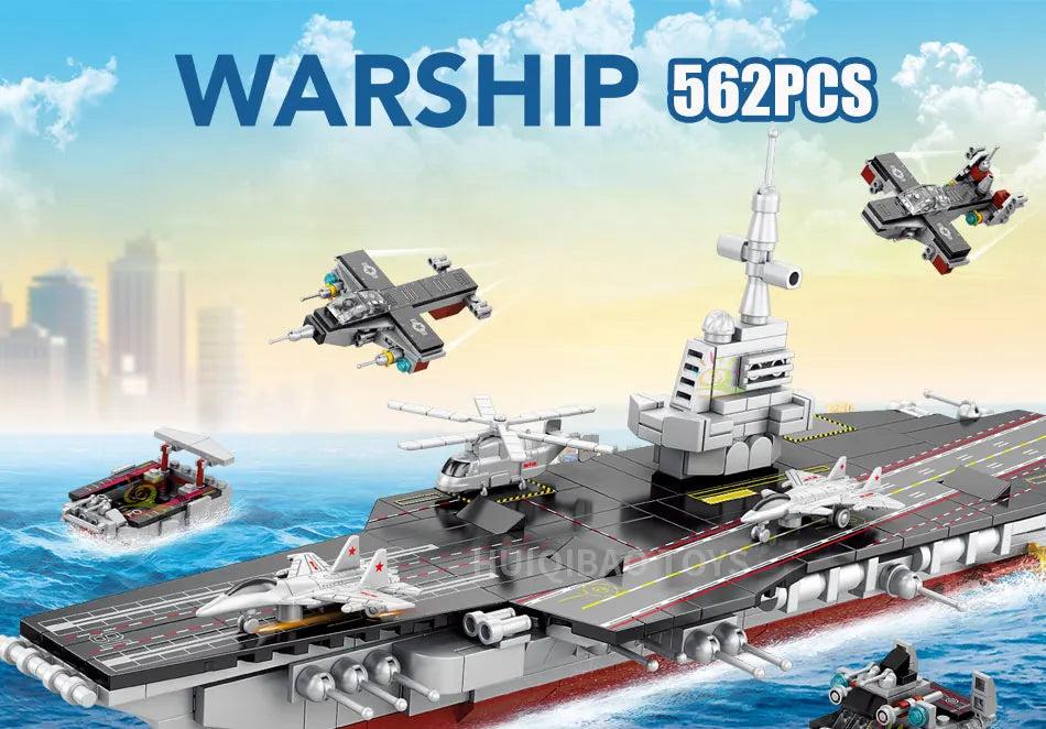 PENDRA 8in1 Military Ship Building Set