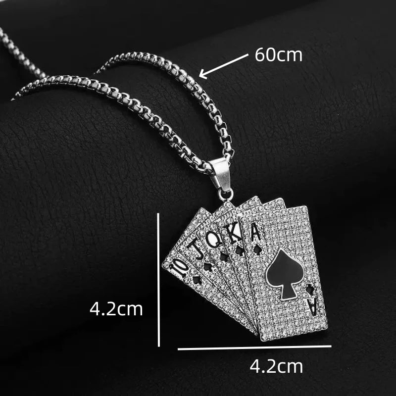 PENDRA Flamecross Rhinestone Flame Cross Pendant