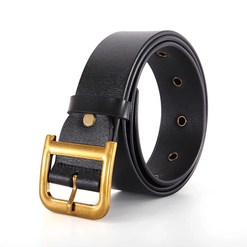 High-end luxury brands elegant Women's belt female D buckle designer belt for Women gothic Y2k leather belt for men for jeans