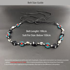 PENDRA Jadeelle Floral Boho Waist Chain Belt