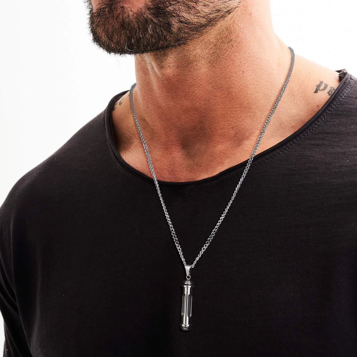PENDRA Memorial Cylinder Pendant Necklace
