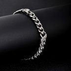 PENDRA Cuban Silver Link Bracelet