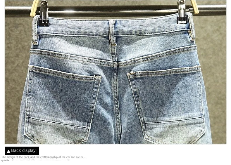 PENDRA Designer Slim Korean Jeans
