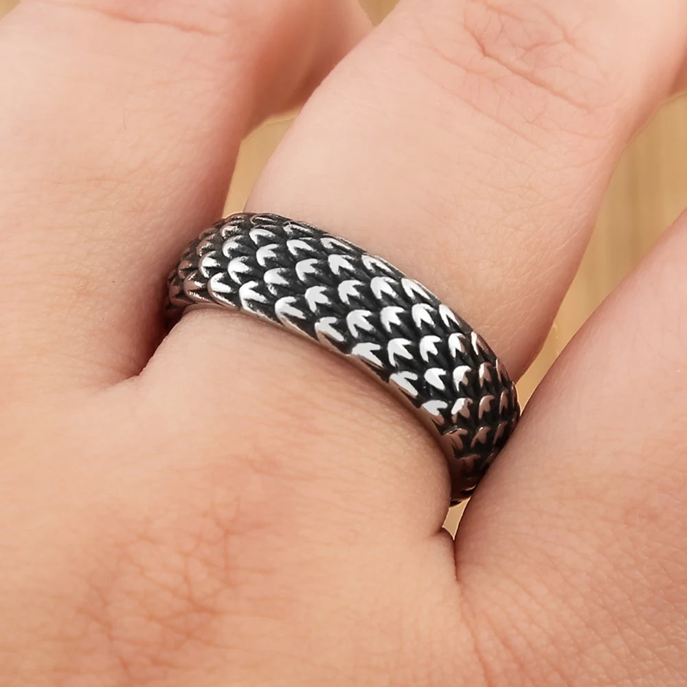 PENDRA Dragonscale Norse Viking Dragon Ring