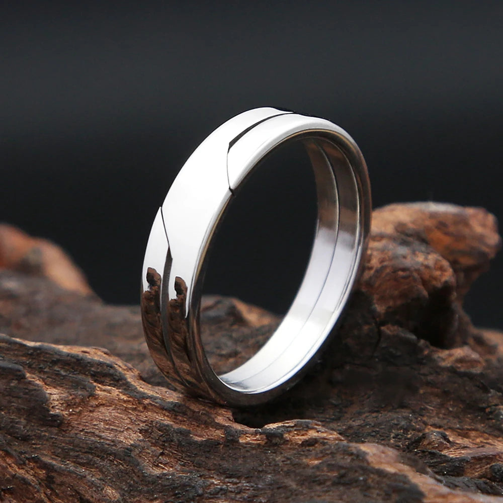 PENDRA Plainforge Simple Stainless Steel Ring