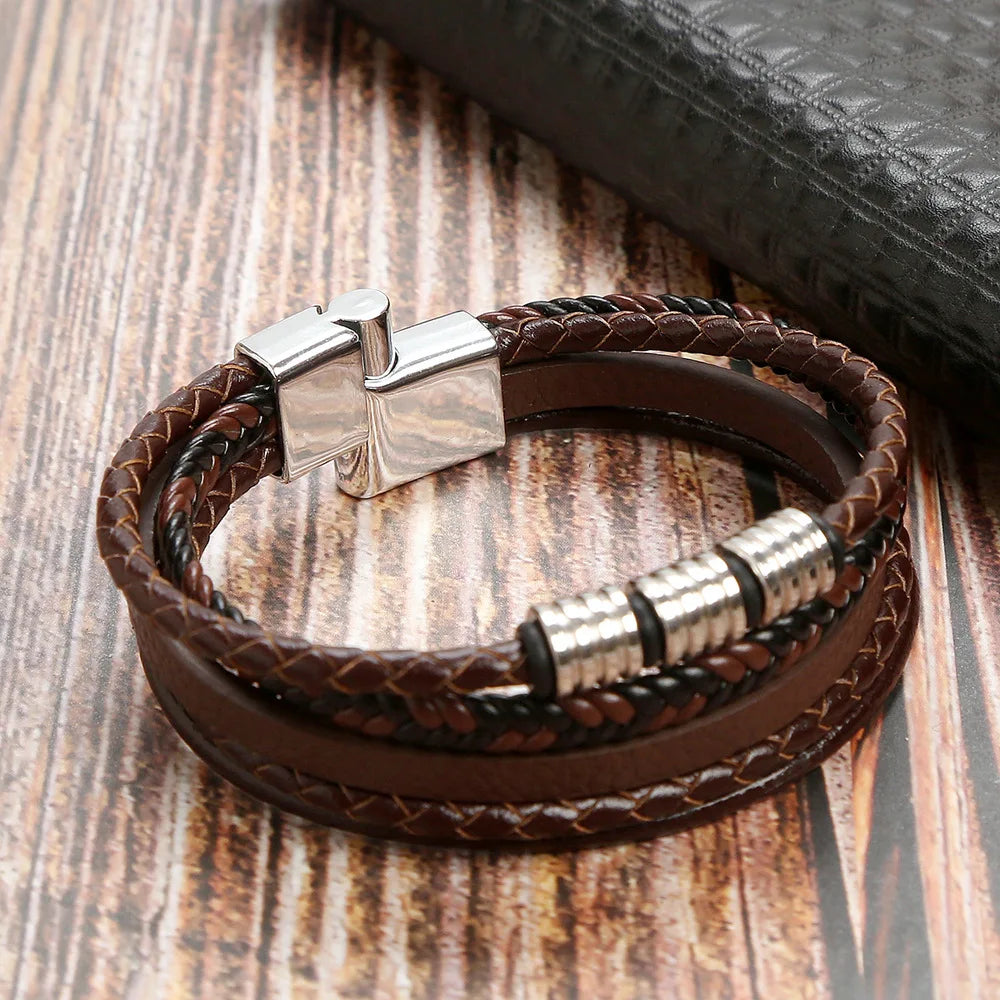 PENDRA Belorin Braided Leather Bracelet