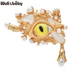 PENDRA Art Design Eye Brooch